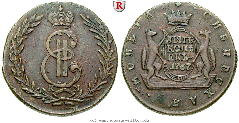 Klicken Sie auf das Bild um es auf Ihrem Rechner zu speichern russland-katharina-ii-5-kopeken/46432.jpg