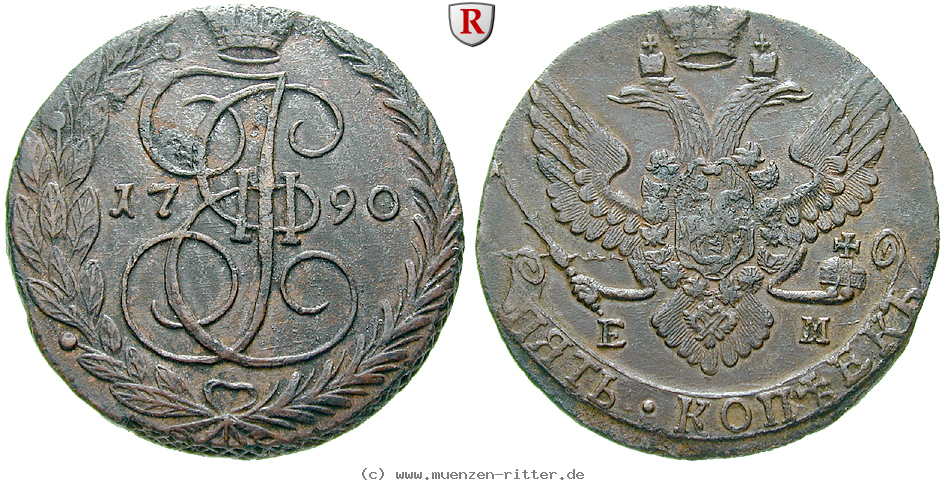 Klicken Sie auf das Bild um es auf Ihrem Rechner zu speichern russland-katharina-ii-5-kopeken/80018.jpg