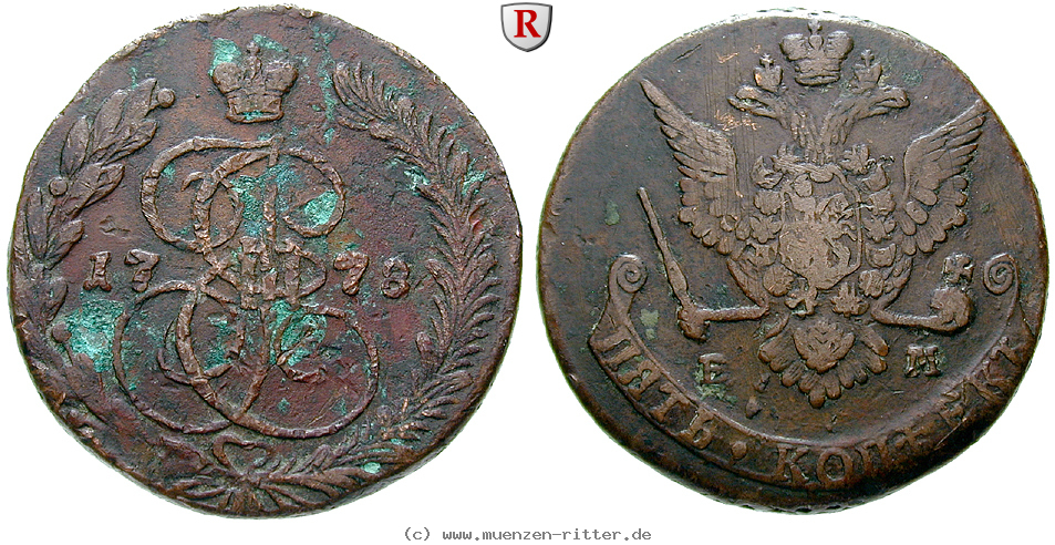 Klicken Sie auf das Bild um es auf Ihrem Rechner zu speichern russland-katharina-ii-5-kopeken/80019.jpg