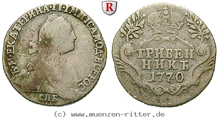 Klicken Sie auf das Bild um es auf Ihrem Rechner zu speichern russland-katharina-ii-grivennik-10-kopeken/32825.jpg