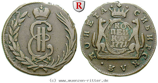 Klicken Sie auf das Bild um es auf Ihrem Rechner zu speichern russland-katharina-ii-kopeke/32841.jpg