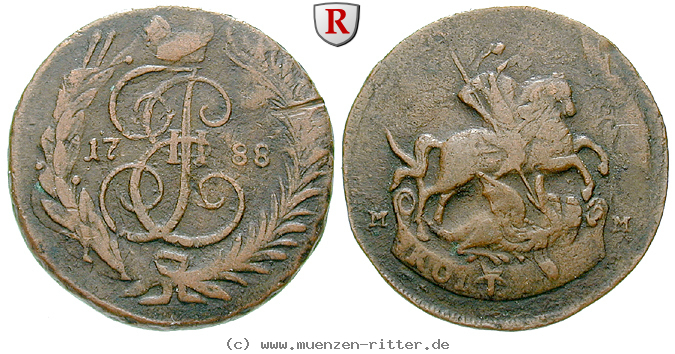 Klicken Sie auf das Bild um es auf Ihrem Rechner zu speichern russland-katharina-ii-kopeke/51343.jpg