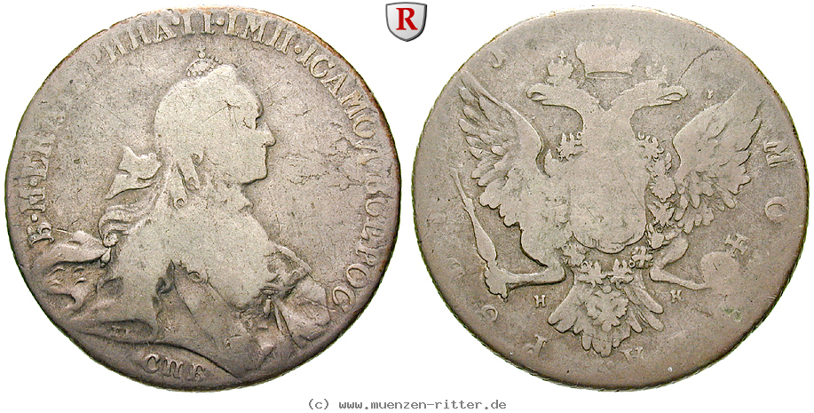 Klicken Sie auf das Bild um es auf Ihrem Rechner zu speichern russland-katharina-ii-rubel/32817.jpg