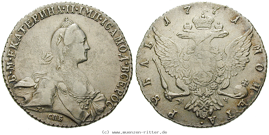 Klicken Sie auf das Bild um es auf Ihrem Rechner zu speichern russland-katharina-ii-rubel/32820.jpg