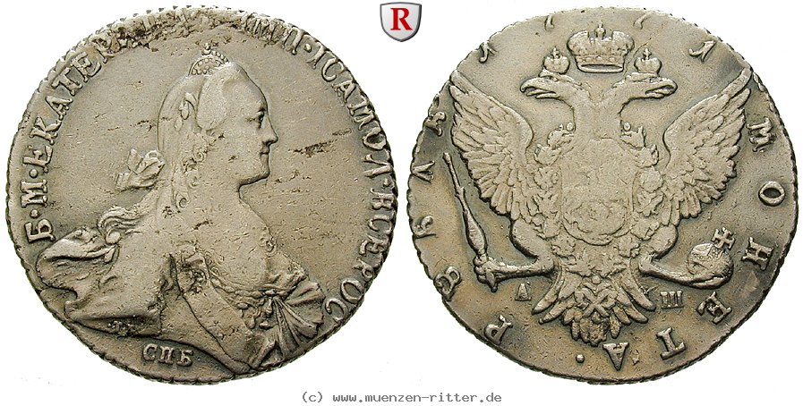 Klicken Sie auf das Bild um es auf Ihrem Rechner zu speichern russland-katharina-ii-rubel/52387.jpg