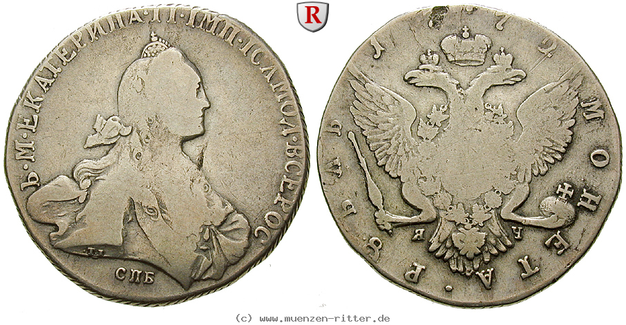 Klicken Sie auf das Bild um es auf Ihrem Rechner zu speichern russland-katharina-ii-rubel/52394.jpg