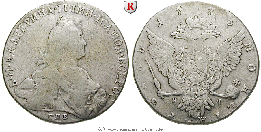 Klicken Sie auf das Bild um es auf Ihrem Rechner zu speichern russland-katharina-ii-rubel/82508.jpg