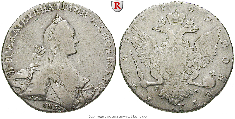 Klicken Sie auf das Bild um es auf Ihrem Rechner zu speichern russland-katharina-ii-rubel/82511.jpg