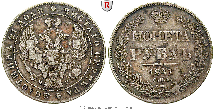 Klicken Sie auf das Bild um es auf Ihrem Rechner zu speichern russland-nikolaus-i-rubel/101933.jpg