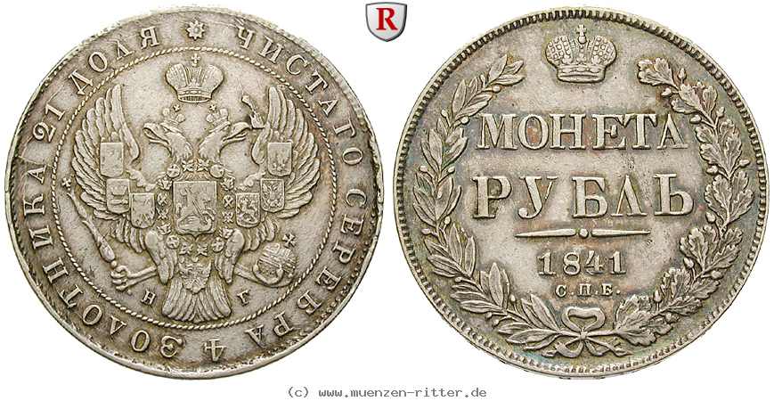 Klicken Sie auf das Bild um es auf Ihrem Rechner zu speichern russland-nikolaus-i-rubel/51296.jpg