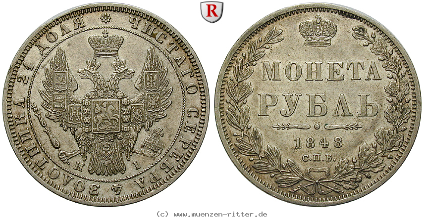 Klicken Sie auf das Bild um es auf Ihrem Rechner zu speichern russland-nikolaus-i-rubel/96957.jpg