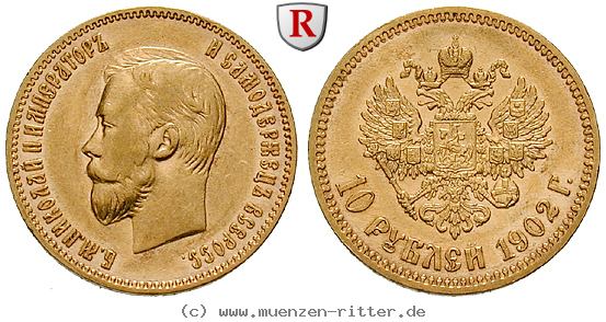 Klicken Sie auf das Bild um es auf Ihrem Rechner zu speichern russland-nikolaus-ii-10-rubel/28663.jpg