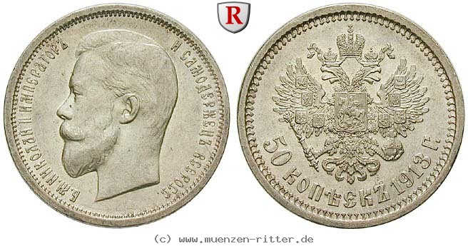 Klicken Sie auf das Bild um es auf Ihrem Rechner zu speichern russland-nikolaus-ii-50-kopeken/33372.jpg