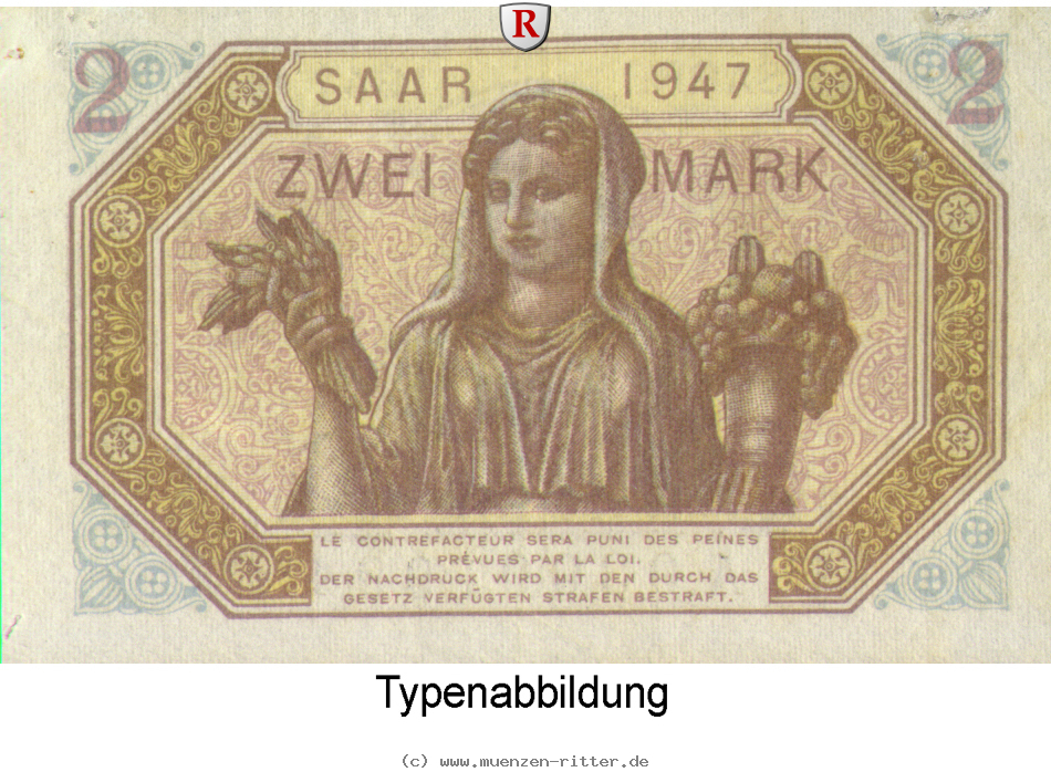 Klicken Sie auf das Bild um es auf Ihrem Rechner zu speichern saarland-1930-1947-2-mark/rb868.jpg