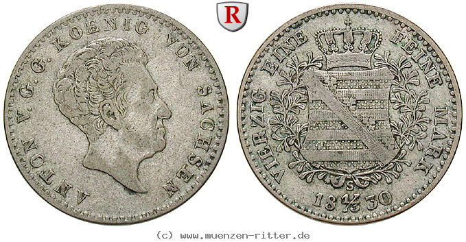 Klicken Sie auf das Bild um es auf Ihrem Rechner zu speichern sachsen-anton-1-3-konventionstaler/69383.jpg