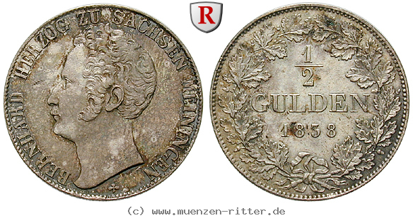 Klicken Sie auf das Bild um es auf Ihrem Rechner zu speichern sachsen-bernhard-erich-freund-1-2-gulden/90778.jpg