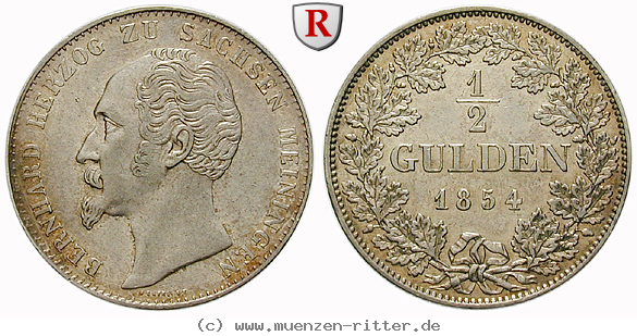 Klicken Sie auf das Bild um es auf Ihrem Rechner zu speichern sachsen-bernhard-erich-freund-1-2-gulden/93829.jpg