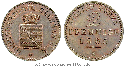 Klicken Sie auf das Bild um es auf Ihrem Rechner zu speichern sachsen-carl-alexander-2-pfennig/22578.jpg