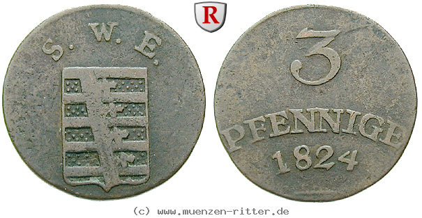 Klicken Sie auf das Bild um es auf Ihrem Rechner zu speichern sachsen-carl-august-3-pfennig/41203.jpg