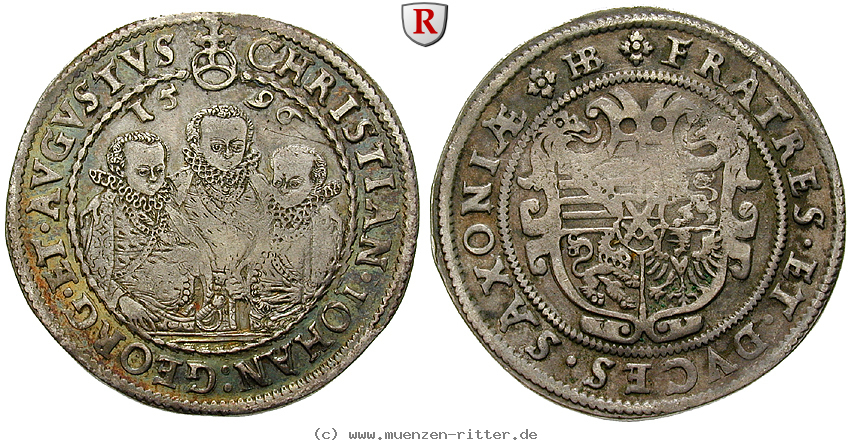 Klicken Sie auf das Bild um es auf Ihrem Rechner zu speichern sachsen-christian-ii--johann-georg-august-unter-vormundschaft-1-2-reichstaler/91644.jpg