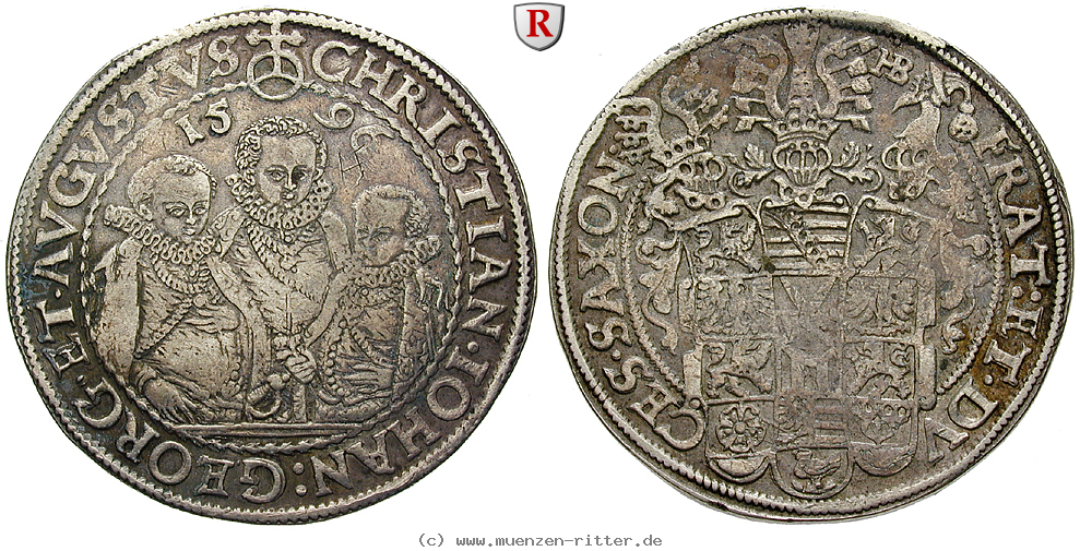 Klicken Sie auf das Bild um es auf Ihrem Rechner zu speichern sachsen-christian-ii--johann-georg-august-unter-vormundschaft-reichstaler/101294.jpg