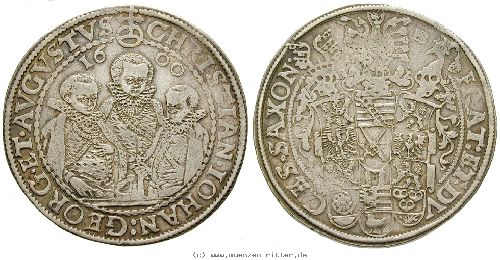 Klicken Sie auf das Bild um es auf Ihrem Rechner zu speichern sachsen-christian-ii--johann-georg-august-unter-vormundschaft-reichstaler/46248.jpg