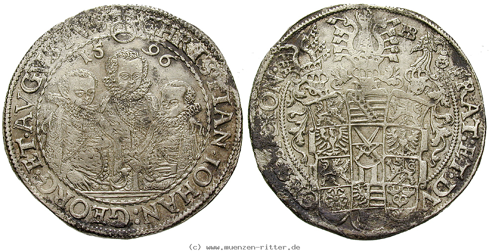 Klicken Sie auf das Bild um es auf Ihrem Rechner zu speichern sachsen-christian-ii--johann-georg-august-unter-vormundschaft-reichstaler/48678.jpg
