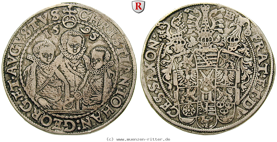Klicken Sie auf das Bild um es auf Ihrem Rechner zu speichern sachsen-christian-ii--johann-georg-august-unter-vormundschaft-reichstaler/50996.jpg