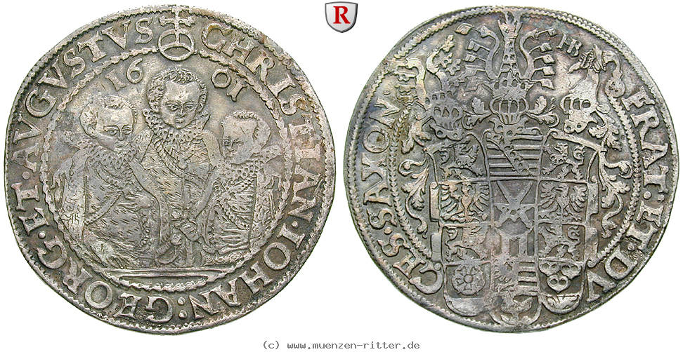 Klicken Sie auf das Bild um es auf Ihrem Rechner zu speichern sachsen-christian-ii--johann-georg-august-unter-vormundschaft-reichstaler/72688.jpg