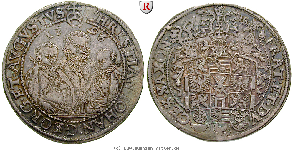 Klicken Sie auf das Bild um es auf Ihrem Rechner zu speichern sachsen-christian-ii--johann-georg-august-unter-vormundschaft-reichstaler/75507.jpg