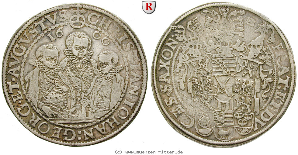 Klicken Sie auf das Bild um es auf Ihrem Rechner zu speichern sachsen-christian-ii--johann-georg-august-unter-vormundschaft-reichstaler/83385.jpg