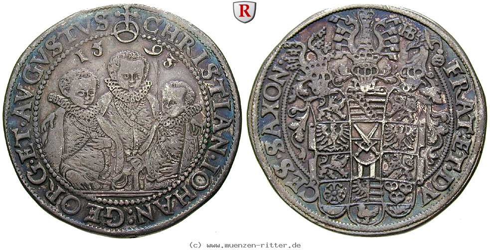 Klicken Sie auf das Bild um es auf Ihrem Rechner zu speichern sachsen-christian-ii--johann-georg-august-unter-vormundschaft-reichstaler/84148.jpg