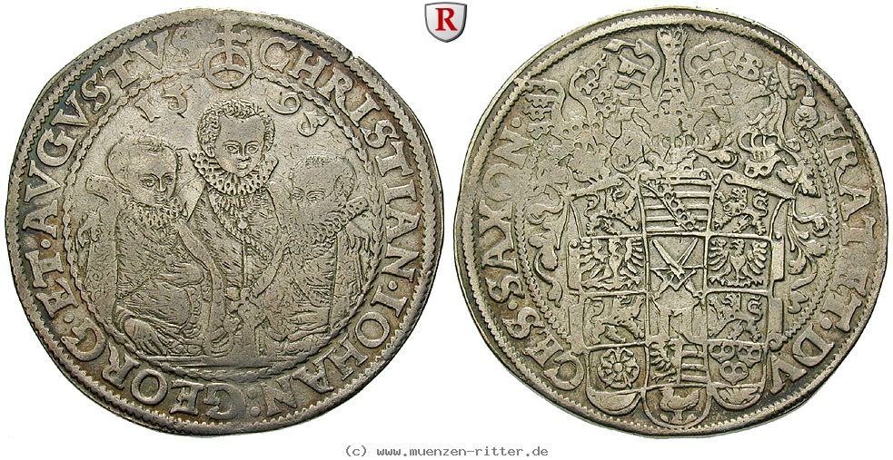 Klicken Sie auf das Bild um es auf Ihrem Rechner zu speichern sachsen-christian-ii--johann-georg-august-unter-vormundschaft-reichstaler/91612.jpg