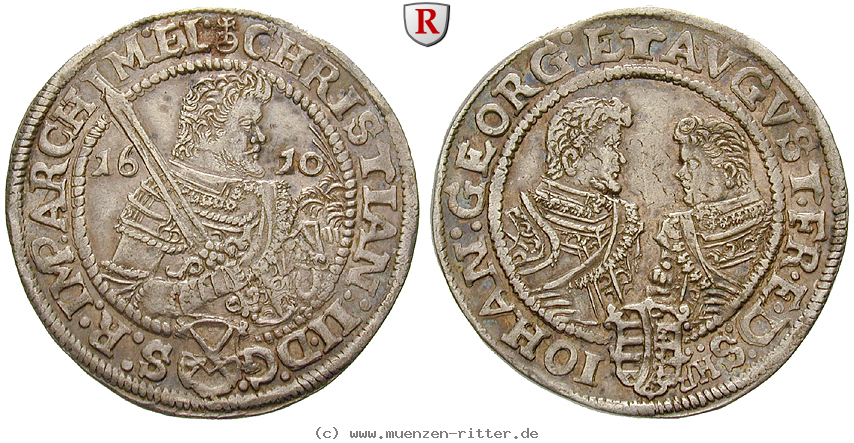 Klicken Sie auf das Bild um es auf Ihrem Rechner zu speichern sachsen-christian-ii--johann-georg-i--august-1-2-taler/25500.jpg