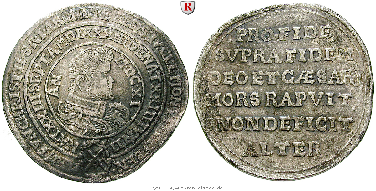 Klicken Sie auf das Bild um es auf Ihrem Rechner zu speichern sachsen-christian-ii--johann-georg-i--august-breiter-reichstaler/69393.jpg