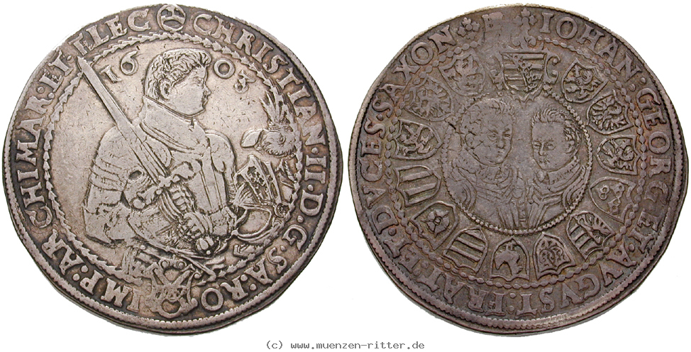 Klicken Sie auf das Bild um es auf Ihrem Rechner zu speichern sachsen-christian-ii--johann-georg-i--august-taler/eadt8521.jpg