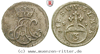 Klicken Sie auf das Bild um es auf Ihrem Rechner zu speichern sachsen-ernst-august-constantin-3-pfennig/42033.jpg