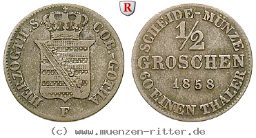 Klicken Sie auf das Bild um es auf Ihrem Rechner zu speichern sachsen-ernst-ii-1-2-groschen/42056.jpg