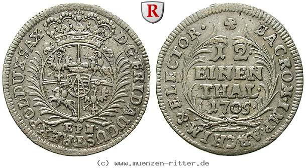 Klicken Sie auf das Bild um es auf Ihrem Rechner zu speichern sachsen-friedrich-august-i-1-12-taler/85535.jpg