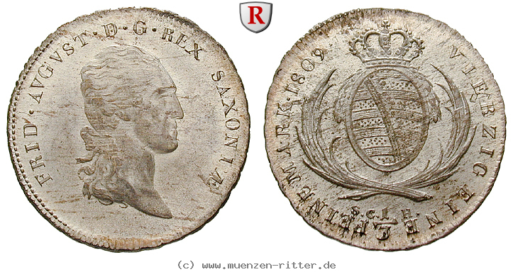 Klicken Sie auf das Bild um es auf Ihrem Rechner zu speichern sachsen-friedrich-august-i-1-3-taler/25001.jpg