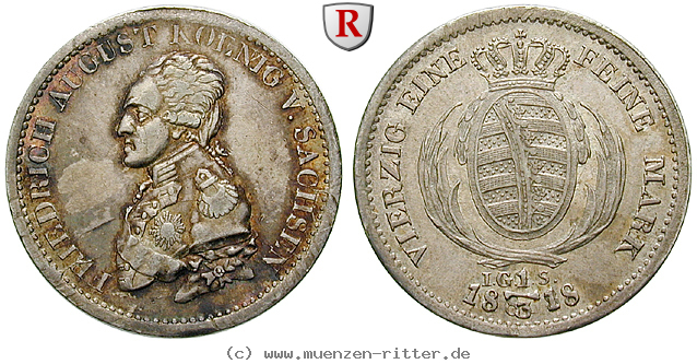 Klicken Sie auf das Bild um es auf Ihrem Rechner zu speichern sachsen-friedrich-august-i-1-3-taler/75564.jpg