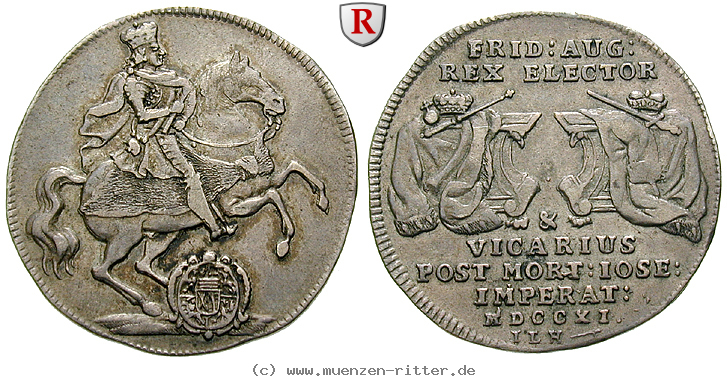 Klicken Sie auf das Bild um es auf Ihrem Rechner zu speichern sachsen-friedrich-august-i-1-4-reichstaler/99130.jpg