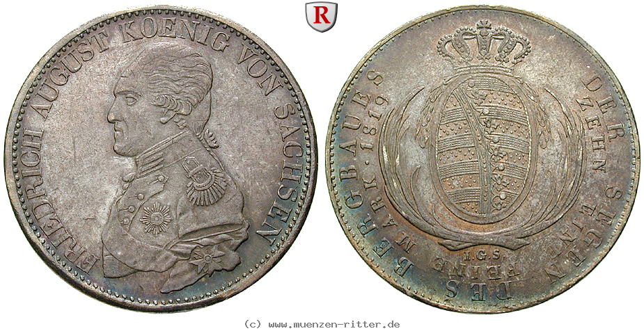 Klicken Sie auf das Bild um es auf Ihrem Rechner zu speichern sachsen-friedrich-august-i-ausbeutekonventionstaler/76222.jpg