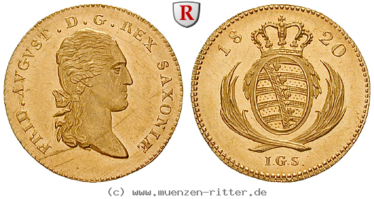 Klicken Sie auf das Bild um es auf Ihrem Rechner zu speichern sachsen-friedrich-august-i-dukat/82883.jpg