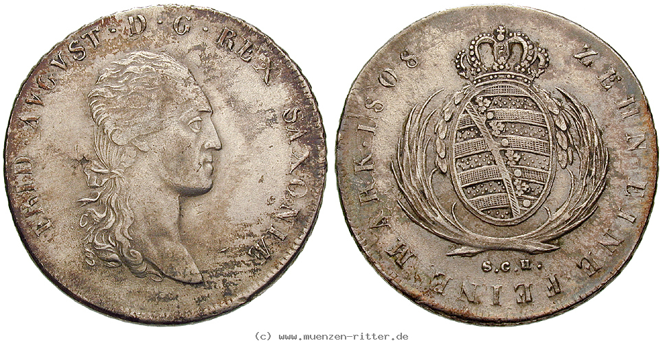 Klicken Sie auf das Bild um es auf Ihrem Rechner zu speichern sachsen-friedrich-august-i-konventionstaler/22538.jpg
