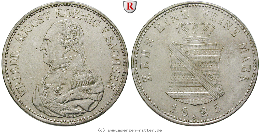 Klicken Sie auf das Bild um es auf Ihrem Rechner zu speichern sachsen-friedrich-august-i-konventionstaler/46261.jpg