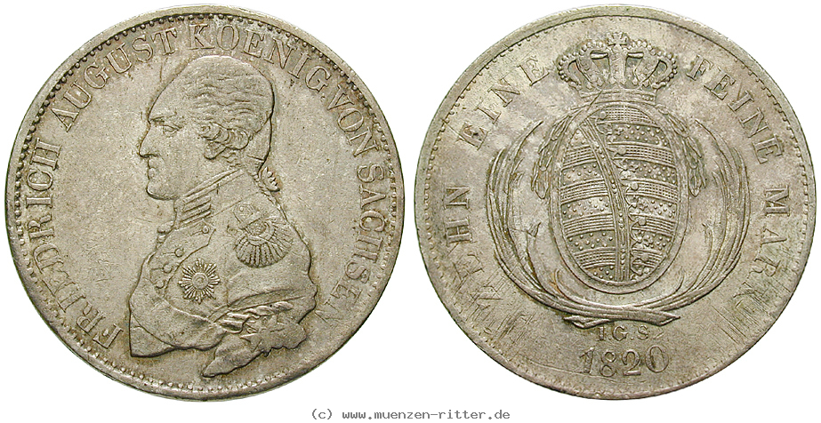Klicken Sie auf das Bild um es auf Ihrem Rechner zu speichern sachsen-friedrich-august-i-konventionstaler/50972.jpg