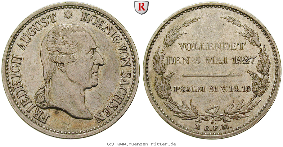 Klicken Sie auf das Bild um es auf Ihrem Rechner zu speichern sachsen-friedrich-august-i-konventionstaler/53713.jpg