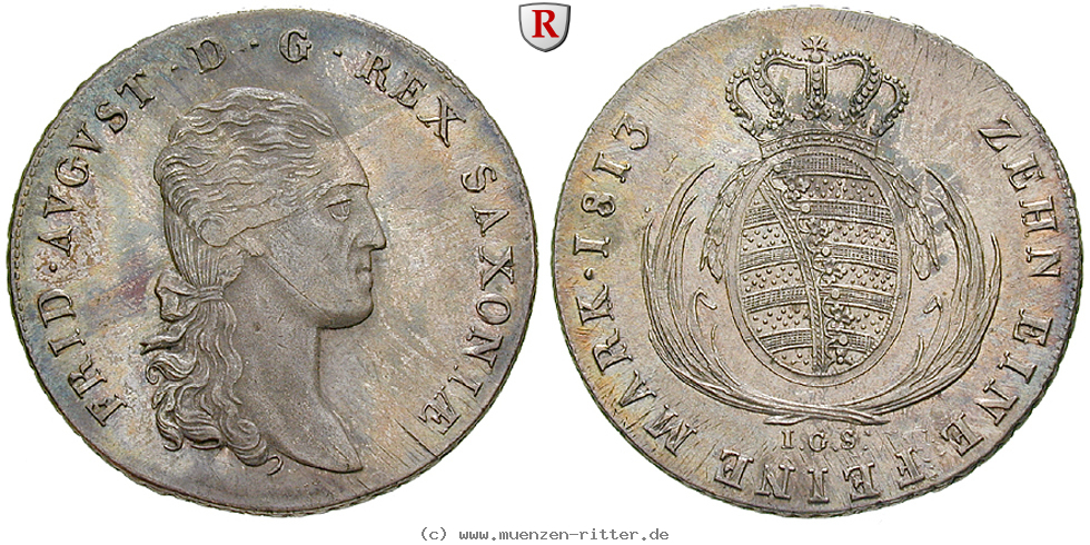 Klicken Sie auf das Bild um es auf Ihrem Rechner zu speichern sachsen-friedrich-august-i-konventionstaler/76229.jpg