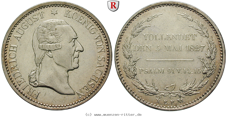 Klicken Sie auf das Bild um es auf Ihrem Rechner zu speichern sachsen-friedrich-august-i-konventionstaler/88278.jpg
